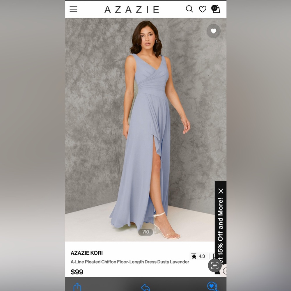 Azazie Bridesmaid dress